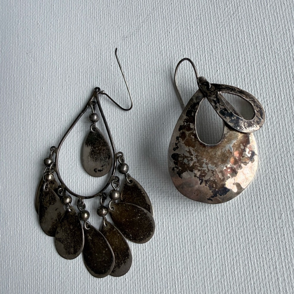 Sterling silver coordinating earrings